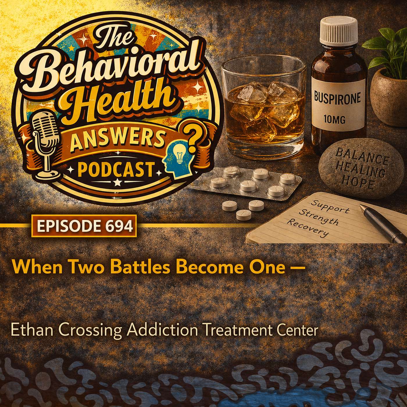 Episode 694: When Two Battles Become One | Ethan Crossing Addiction Treatment Center episode artwork