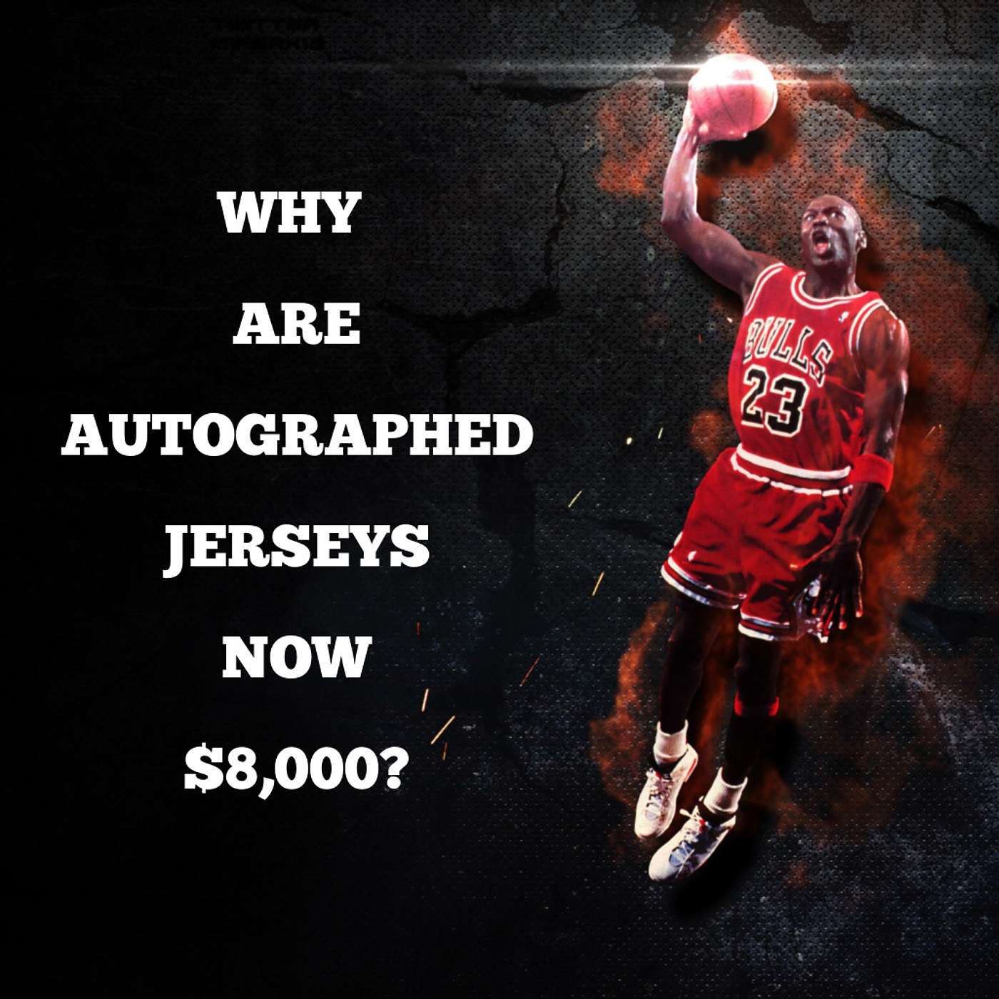 Michael Jordan Autographed Jersey - What's the reason for doubling the price?