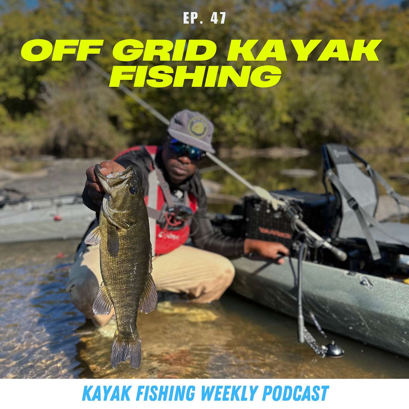 Off Grid Kayak Fishing with Big Baits!