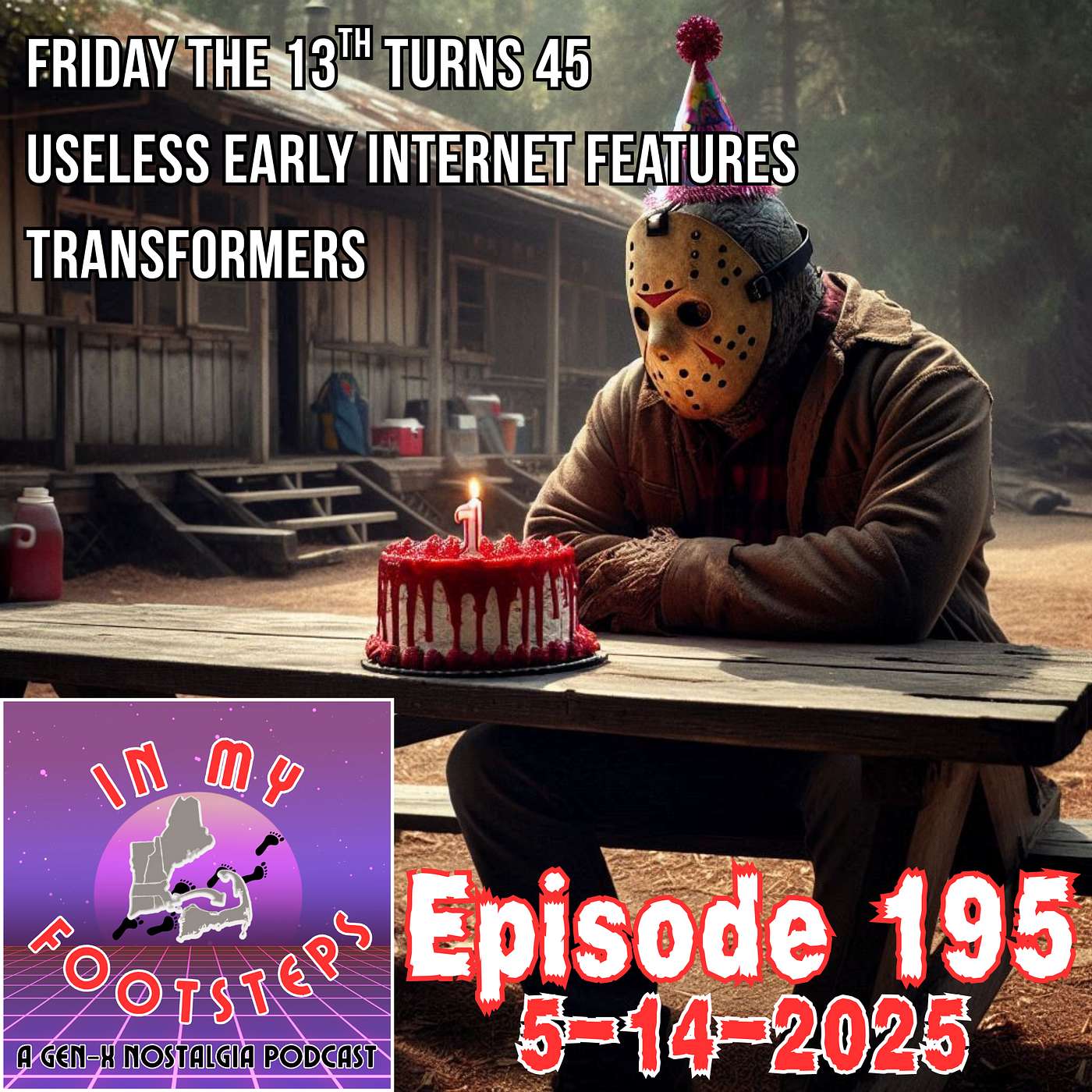 Episode 195: Friday the 13th Turns 45, Transformers, Useless Early Internet Features(5-14-2025)