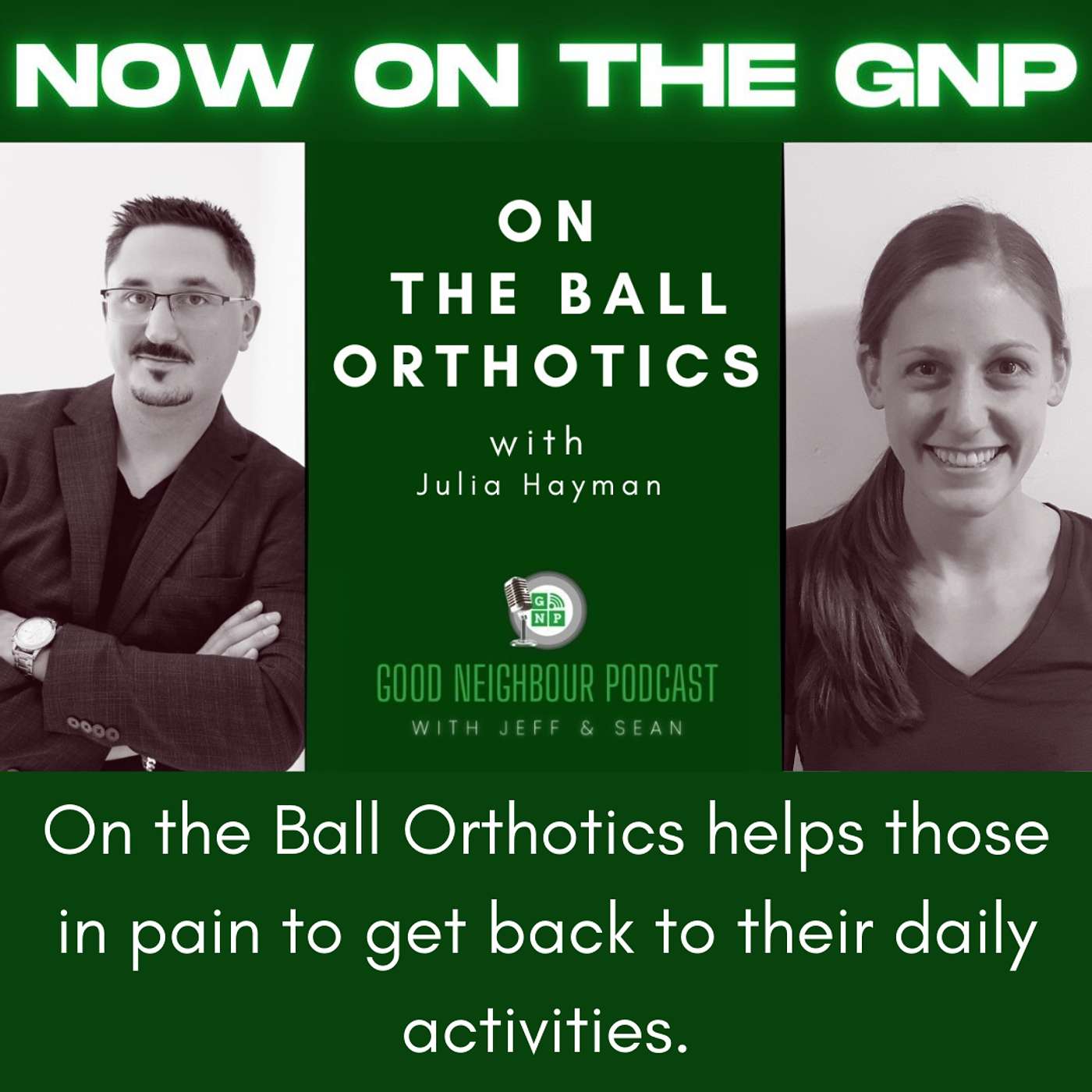 Julia Hayman of On the Ball Orthotics episode artwork