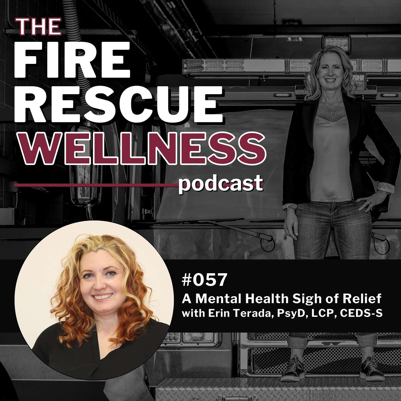 Episode 57: A Mental Health Sigh of Relief with Erin Terada, PsyD, LCP, CEDS-S episode artwork