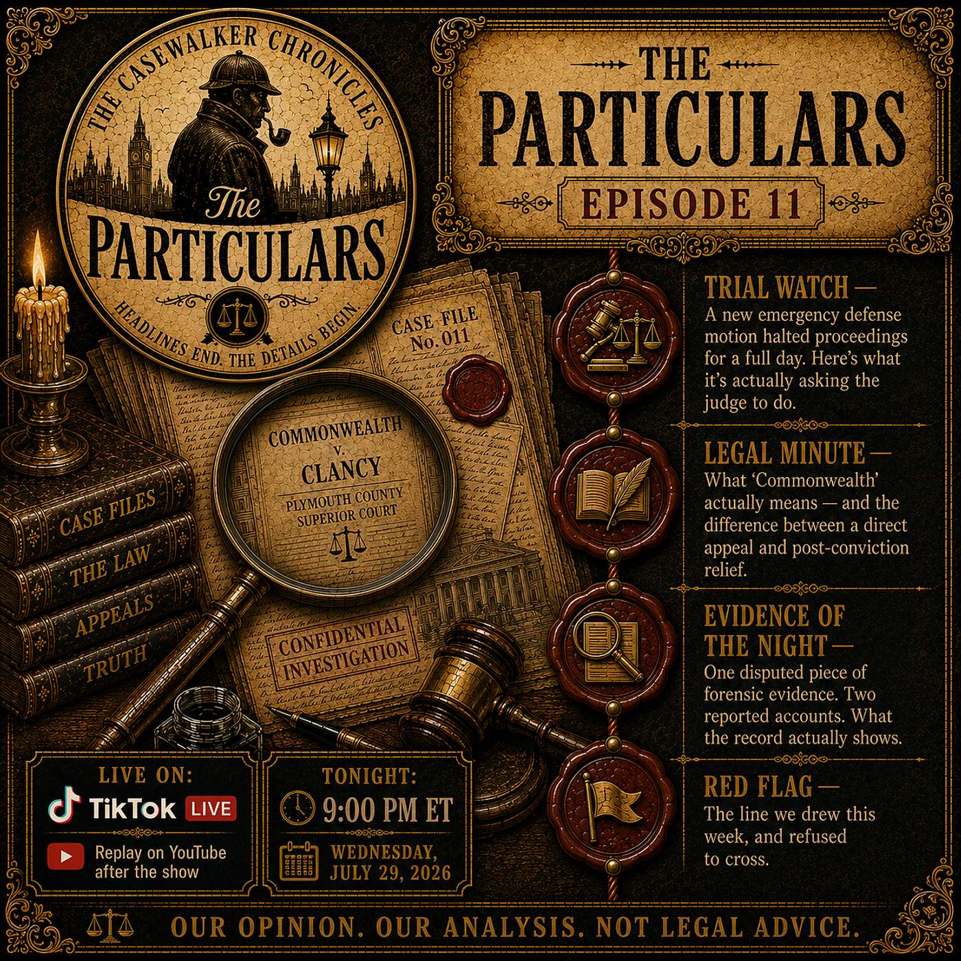 The Clancy Emergency Motion & Kohberger's Disputed Hair Evidence | The Particulars Ep. 11 episode artwork