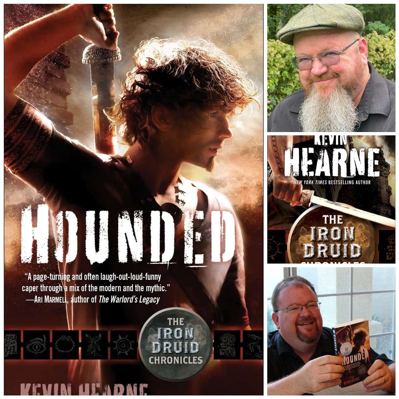 Hounded, book 1 of the Iron Druid Chronicles, by Kevin Hearne Hounded, book 1 of the Iron Druid Chronicles, by Kevin Hearne