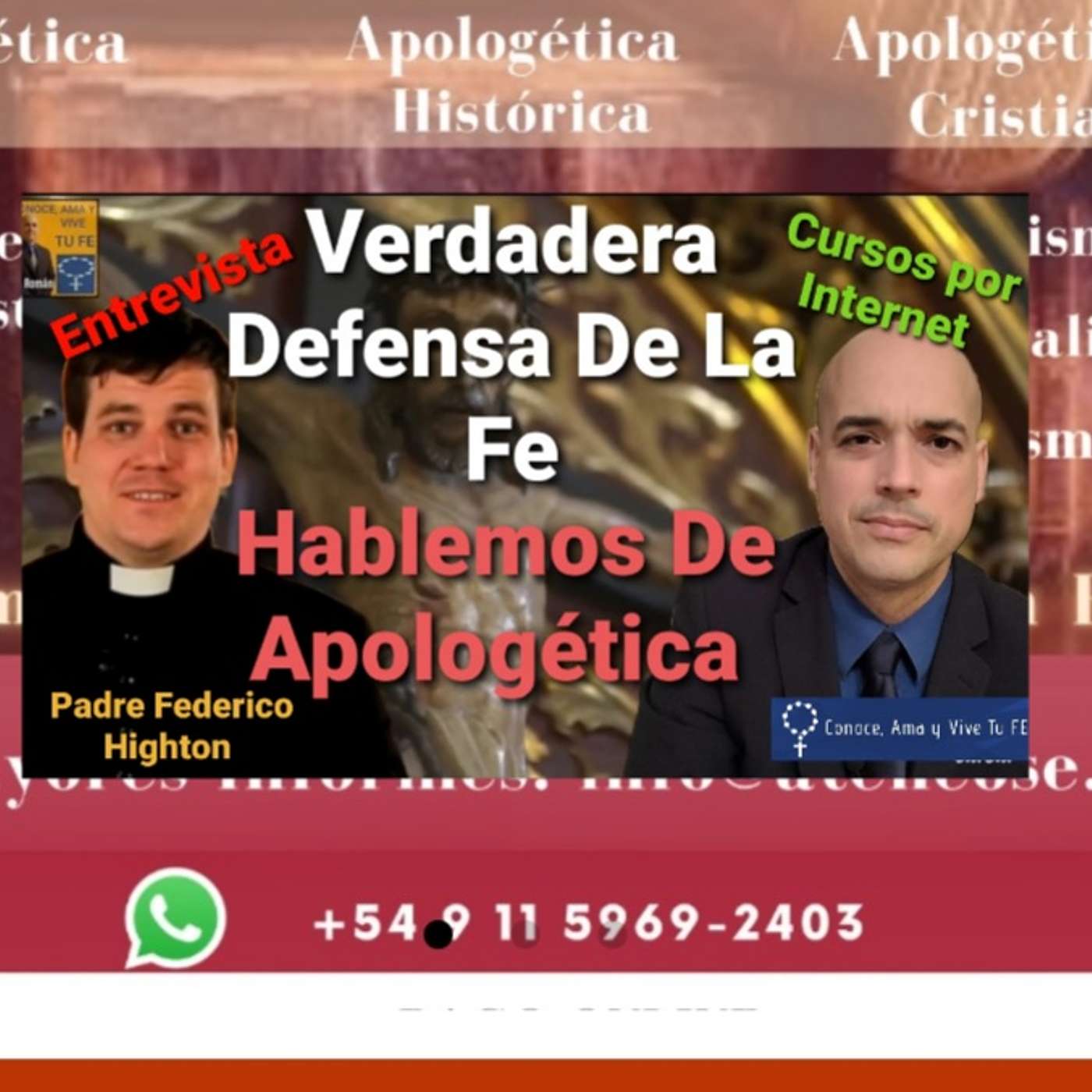 Episodio 453: ⚔Verdadera defensa de la Fe Católica 😠 Apologética 🤔 con el Padre Federico Highton y Luis Román 👍 episode artwork