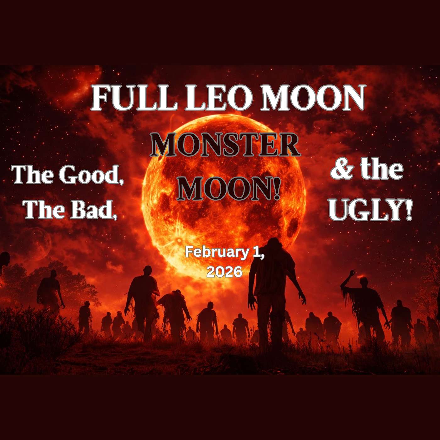 MONSTER MOON! The Good, The Bad, & The Ugly of This Leo Full Moon 💫 [February 1, 2026] Astrology 💫SURPRISE BONUS AT THE END! Listen all the way through to find it!!