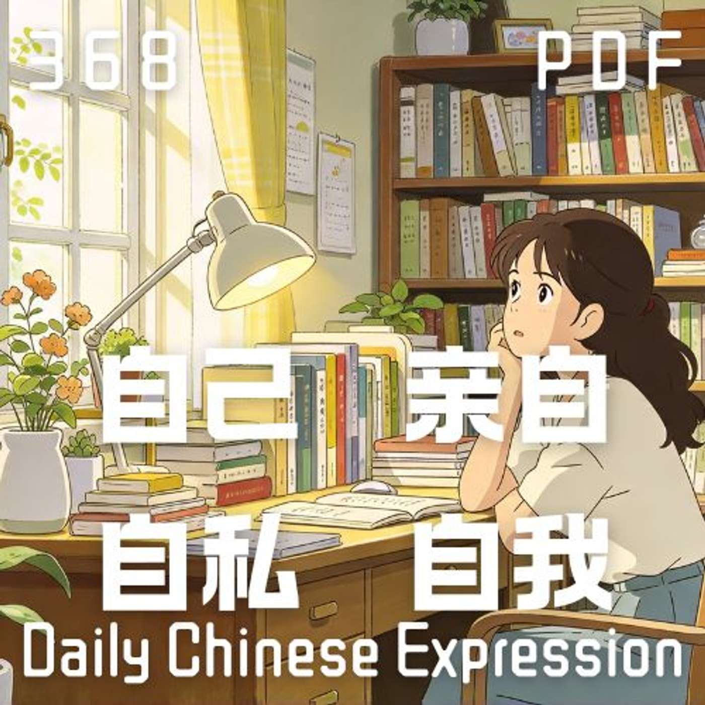 Daily Chinese Expression 368「自己、亲自、自私、自我」 Chinese podcast -Speak Chinese with Da Peng #汉语俗语和习惯用语 episode artwork
