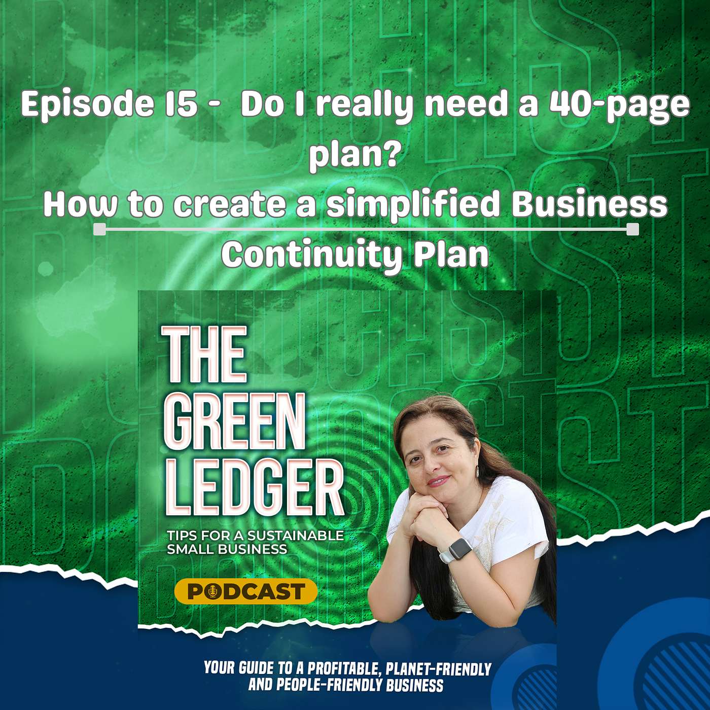 Episode 15 - Do I Really Need a 40-Page Template? episode artwork