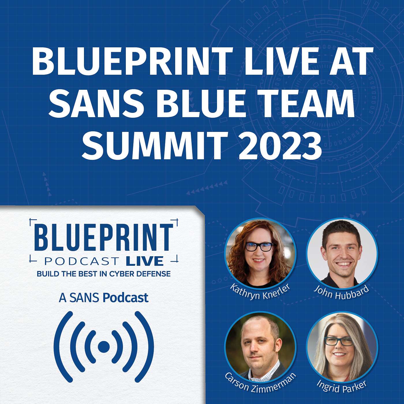 Blueprint Live at the SANS Blue Team Summit 2023 - podcast episode cover