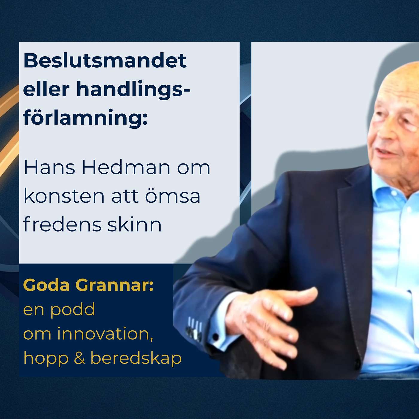Beslutsmandat eller handlingsförlamning? Hans Hedman om konsten att ömsa fredens skinn episode artwork