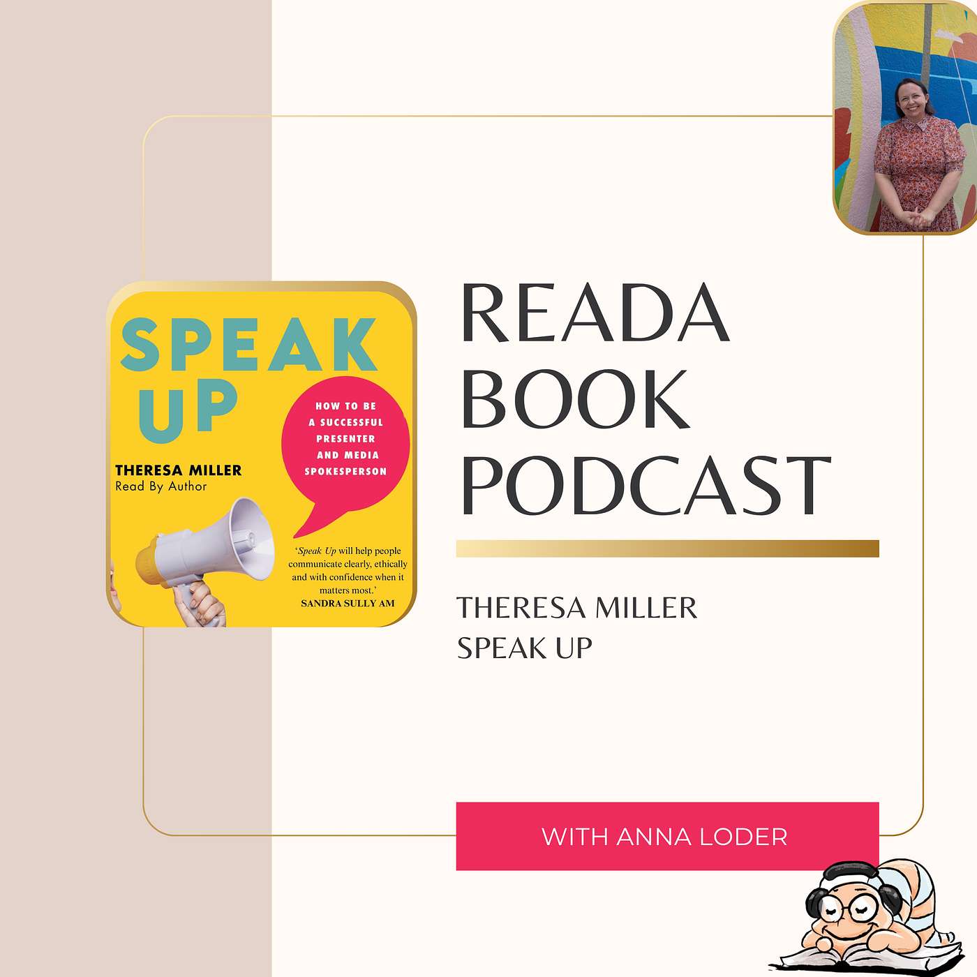 ReadABook Podcast- Theresa Miller Speak Up episode artwork