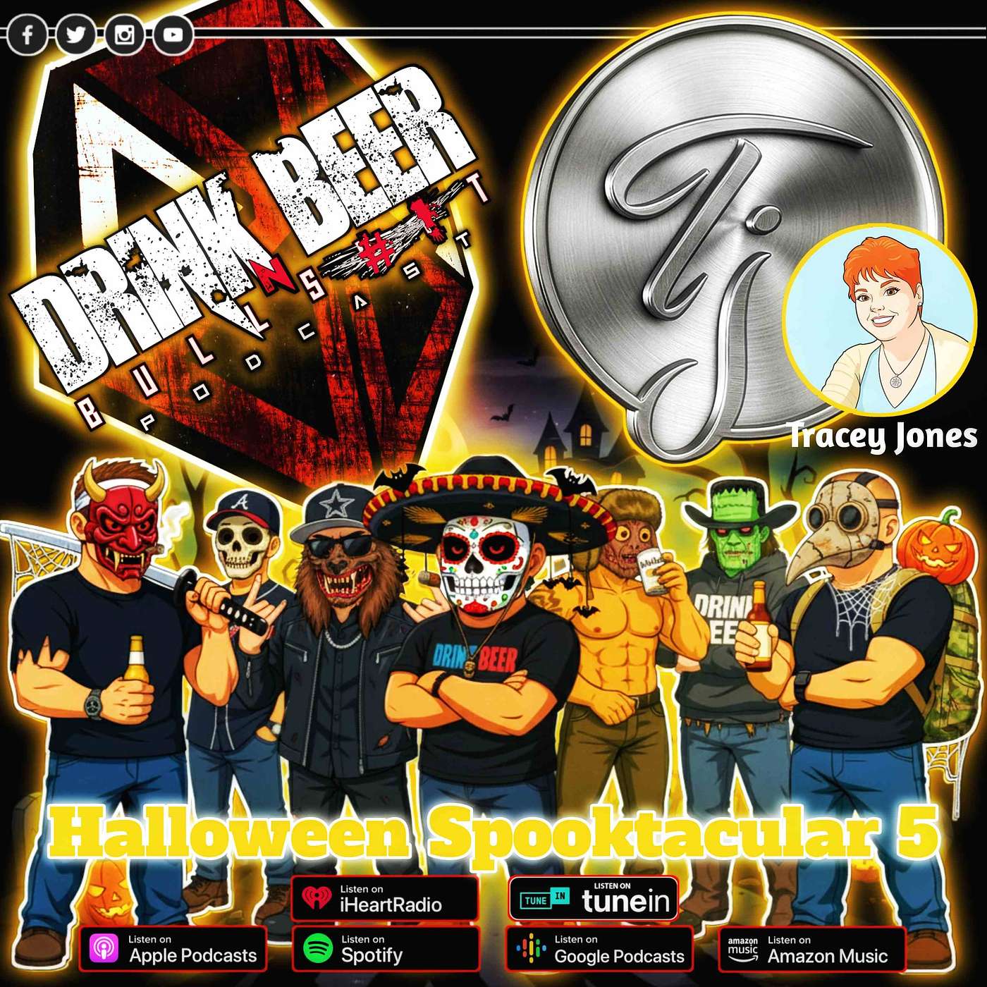 Episode 46- Halloween Spooktacular 5 | with special guest Tracey Jones