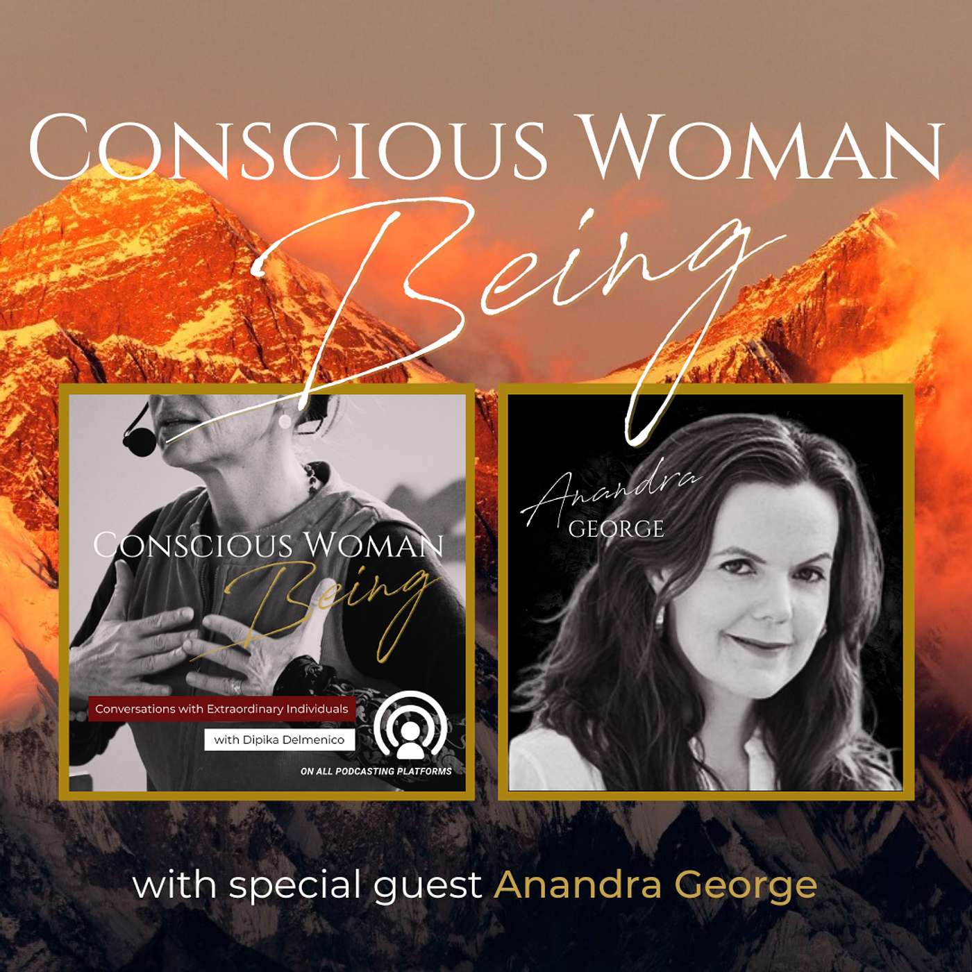 Feeling all the sensations you feel and knowing what you know for aware being with Anandra George