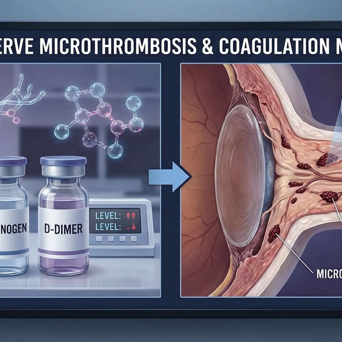 Coagulation markers (fibrinogen and D-dimer) and optic nerve microthrombosis episode artwork
