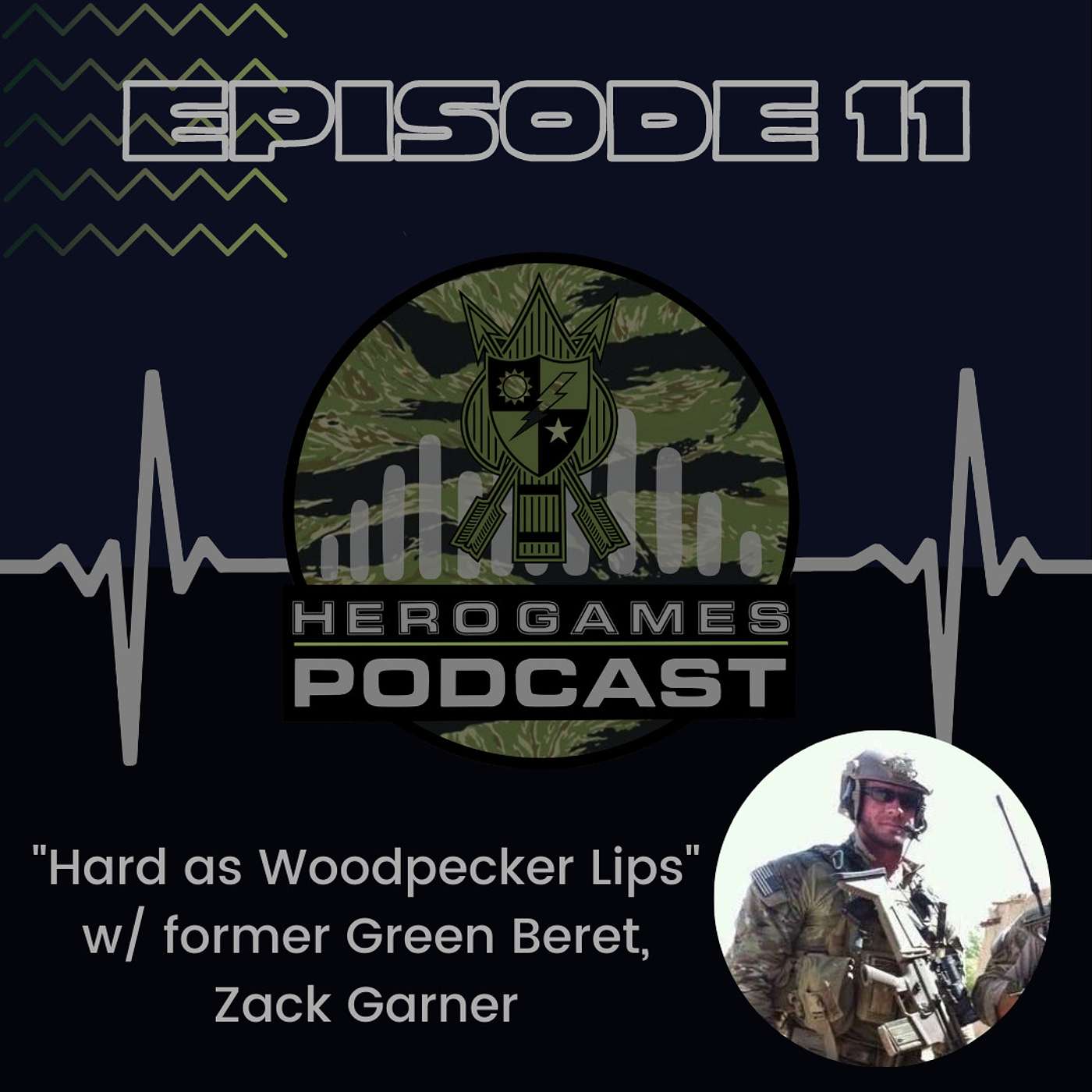 Episode 11: "Hard as Woodpecker Lips" w/ Former Green Beret, Zack Garner episode artwork