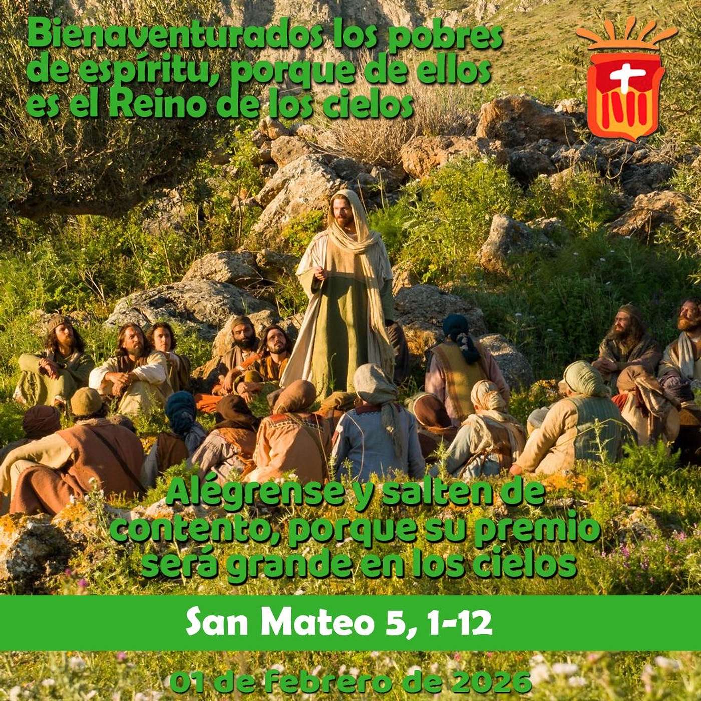 2026-02-01 San Mateo 5, 1-12a: Domingo IV Ordinario