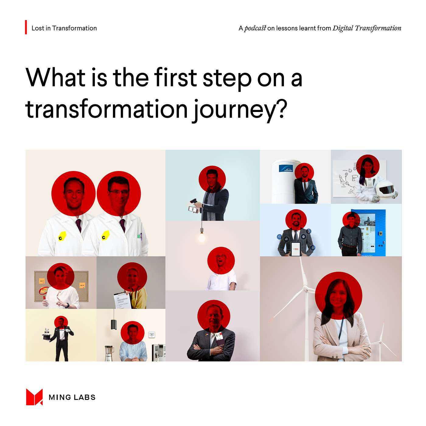 What is the first step on a transformation journey?