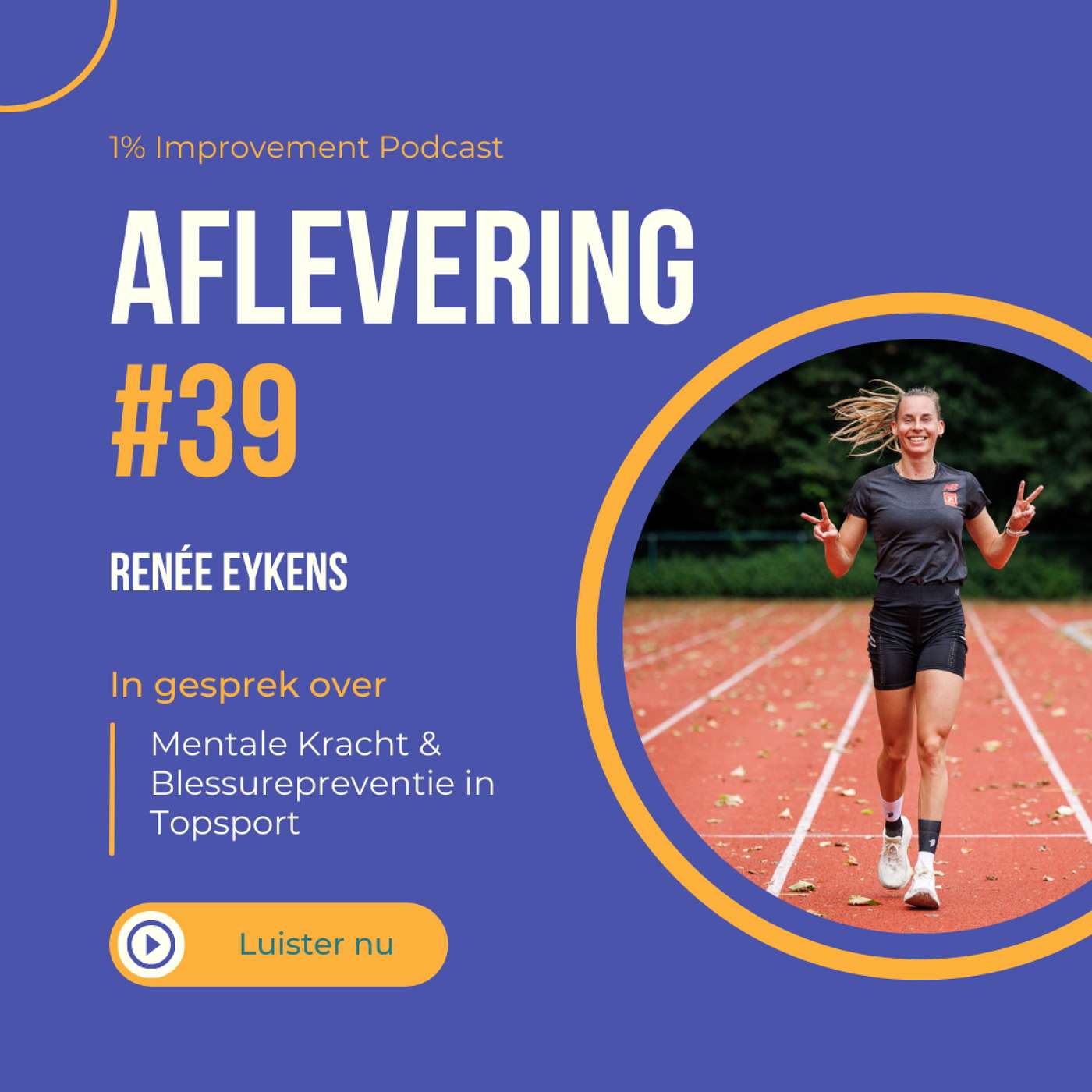 Mentale Kracht & Blessurepreventie in Topsport met Olympisch Atlete Renée Eykens | Afl. 39 episode artwork