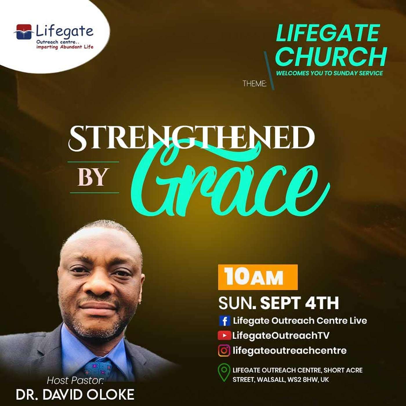 Strengthened by Grace - Lifegate Church - 4.9.22 episode artwork
