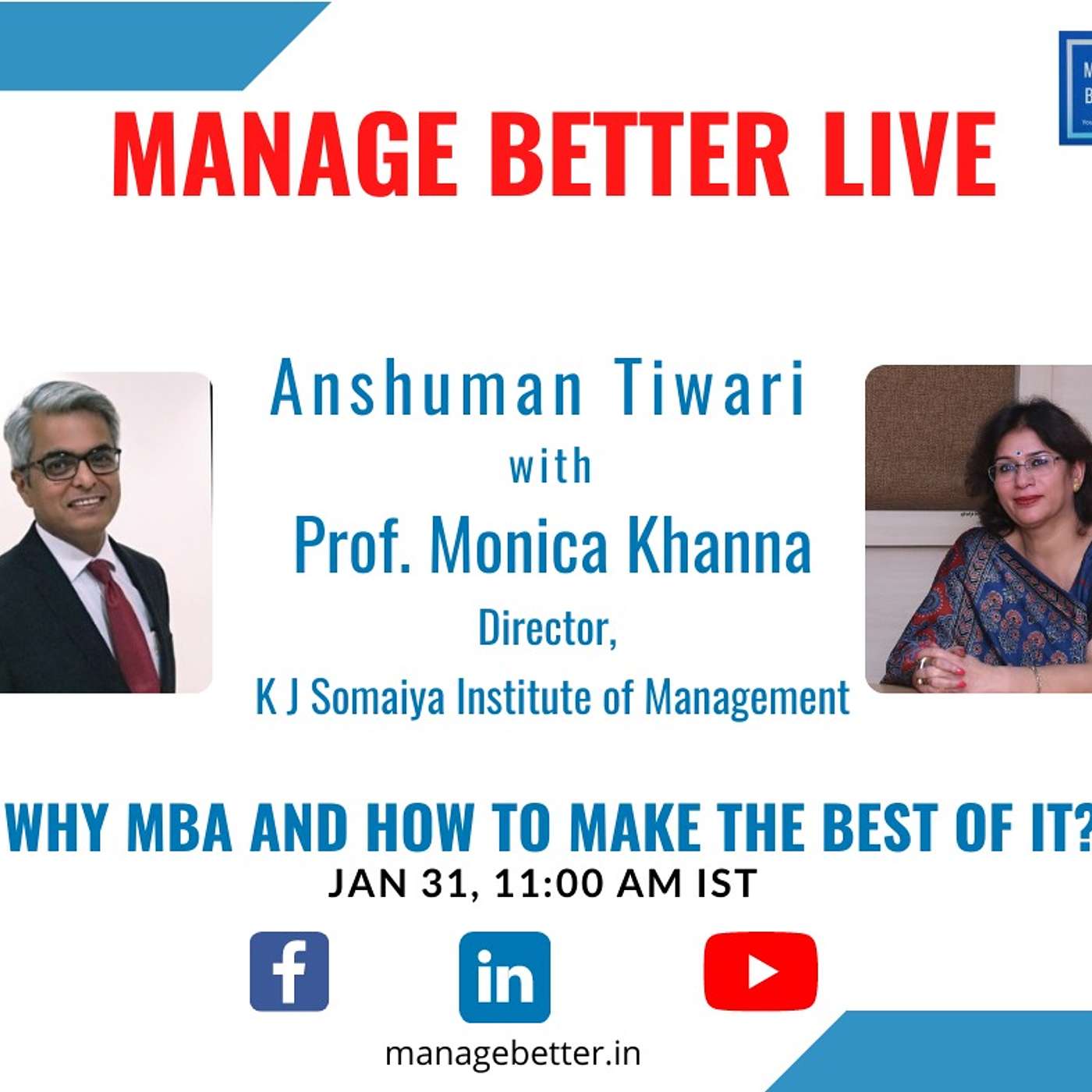 Why do an MBA and how to make the most of it? A conversation with Prof. Monica Khanna