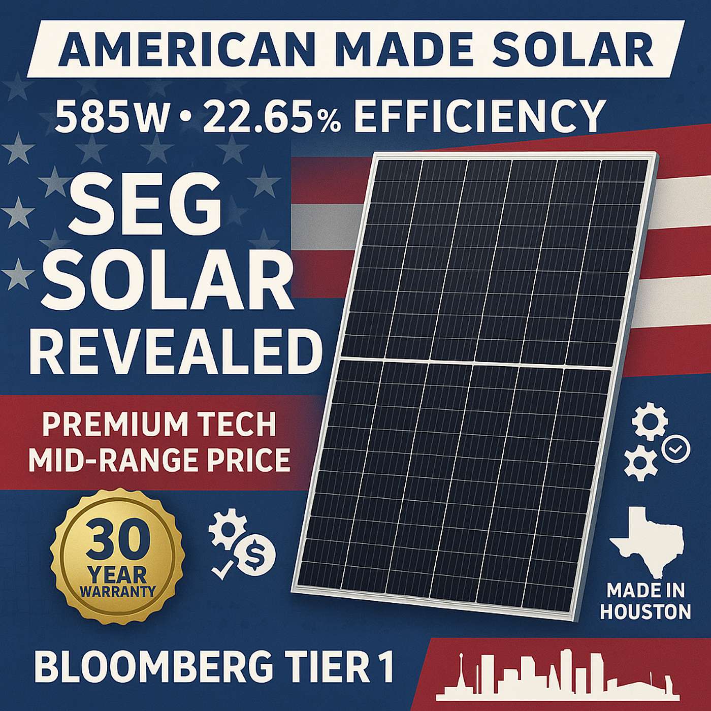 SEG Solar Panel: American-Made High Performance Without the Premium Price