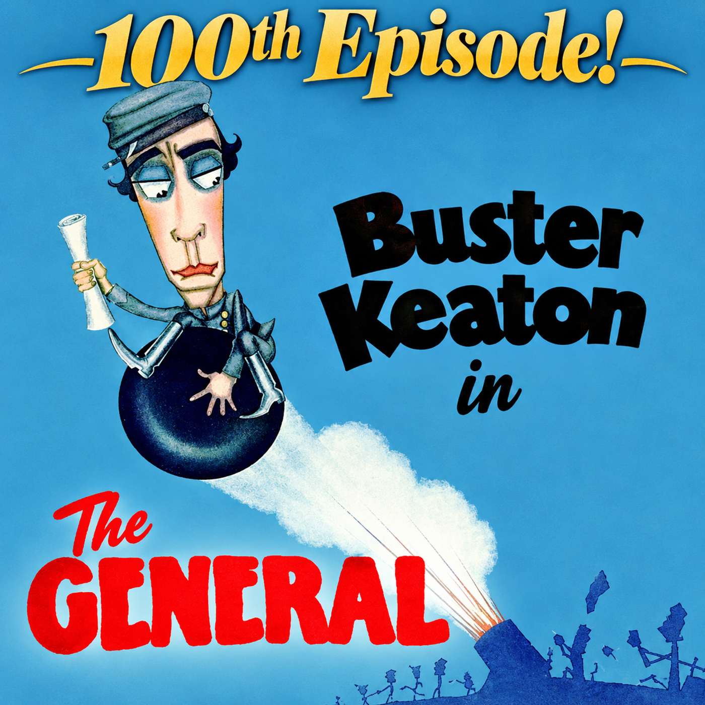 100: Buster Keaton in “The General”