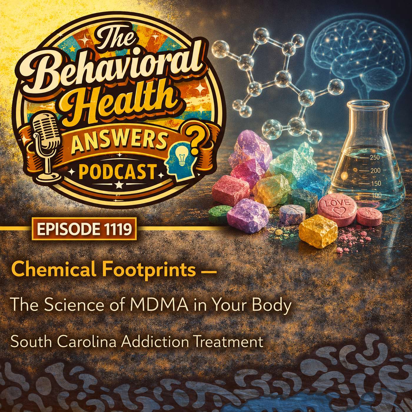 Episode 1119: Chemical Footprints - The Science of MDMA in Your Body | South Carolina Addiction Treatment episode artwork