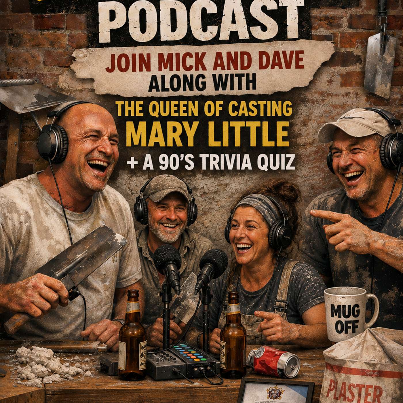 Join Mick and Dave along with The Queen of Casting Mary Little + a 90's Trivia Quiz