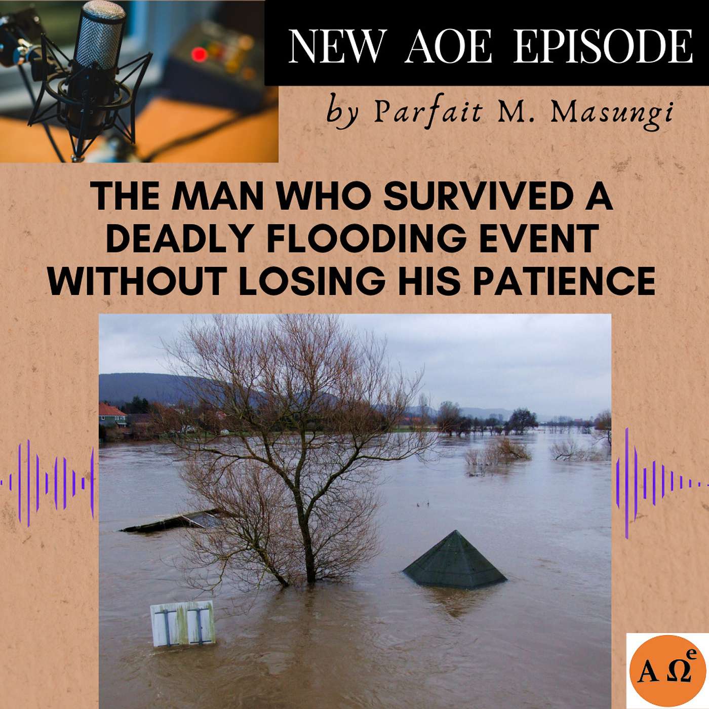 The man who survived a deadly flooding event without losing his patience episode artwork