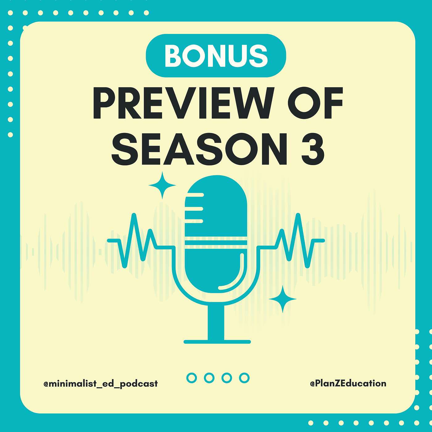 BONUS — Preview of Season 3 episode artwork