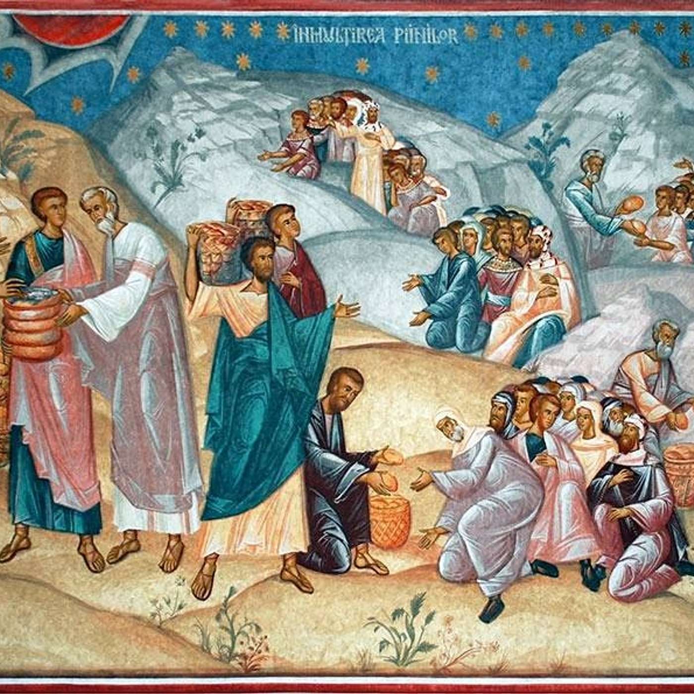 Evangelio de hoy meditado "Comieron todos hasta saciarse" Podcast/ Audio episode artwork