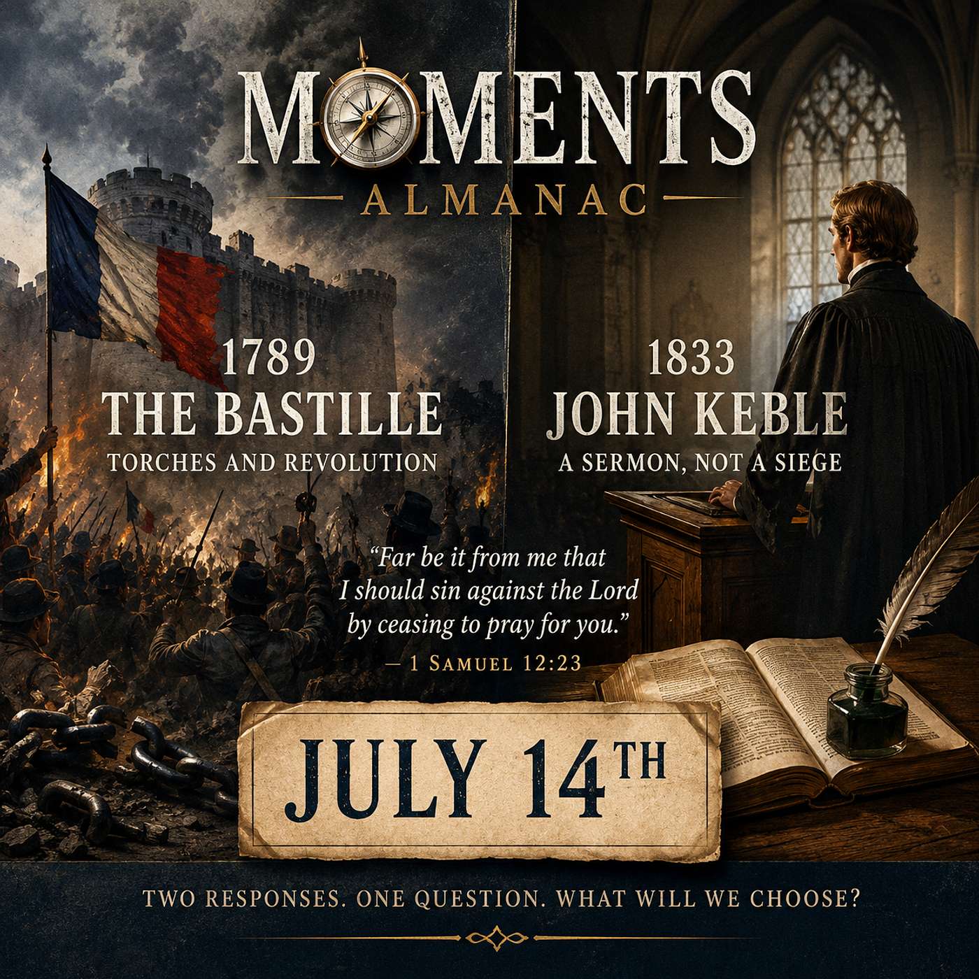 July 14, 2026 | Moments | Almanac | Bastille episode artwork
