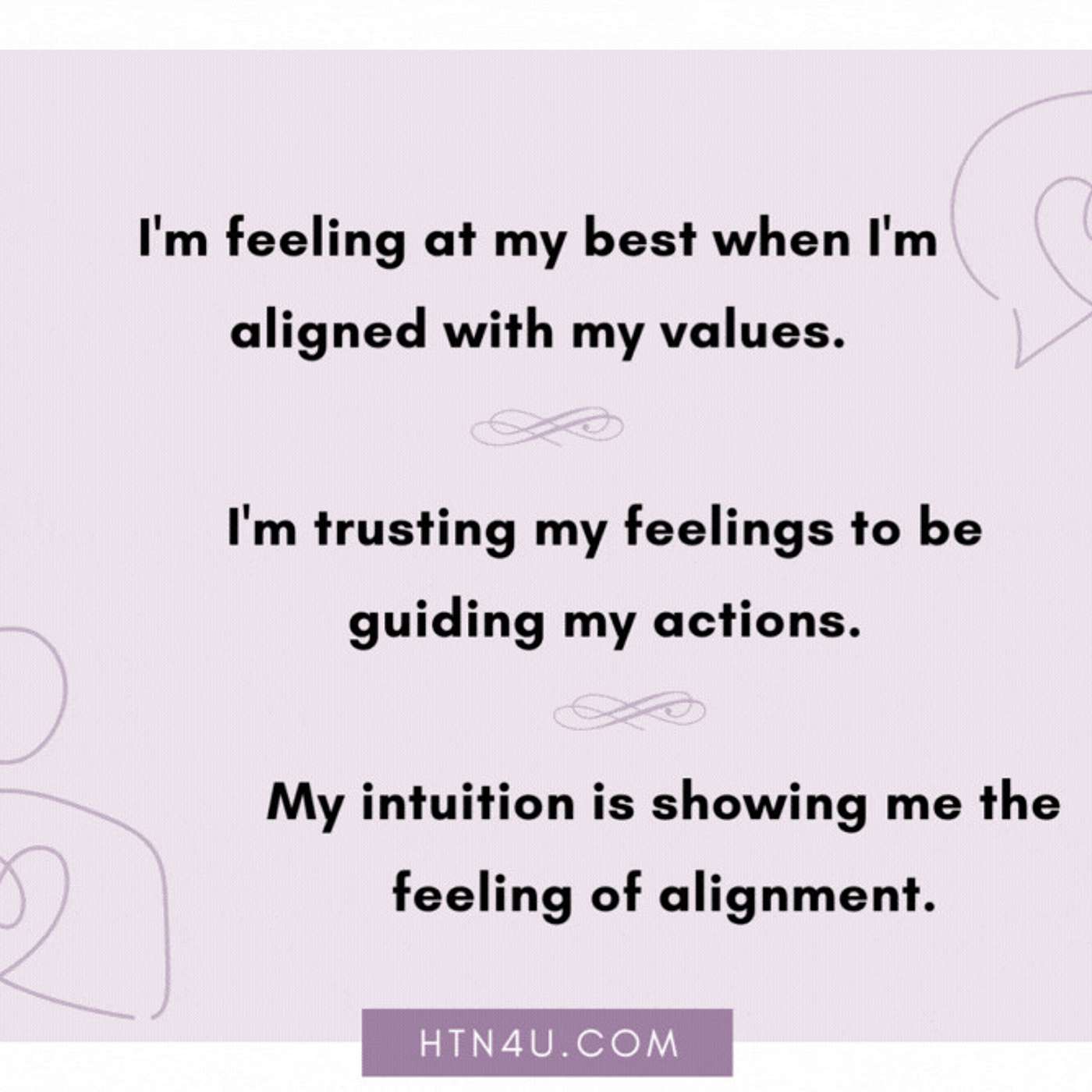 HTN4U Unlimiting Affirmations on Intuition #281