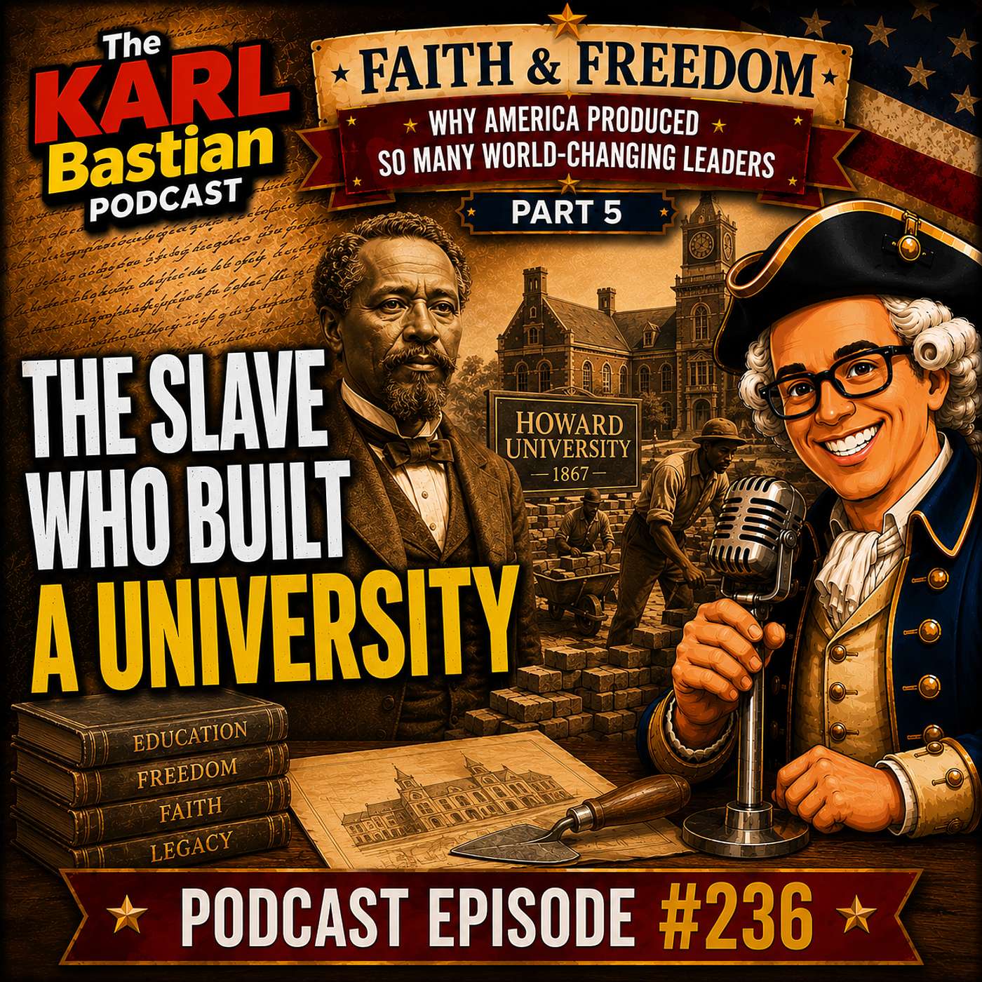 The Slave Who Built a University | Faith & Freedom #5 | Karl Bastian Podcast #236 episode artwork