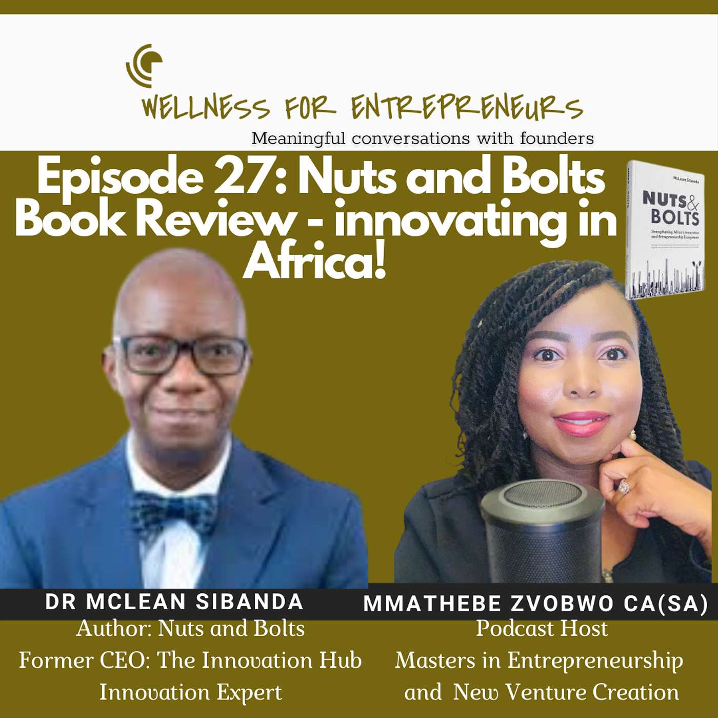 Episode 27: Nuts and Bolts Book Review - innovating in Africa, with Dr. McLean Sibanda