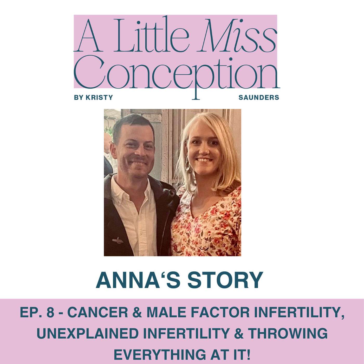 Ep. 8 - Anna's Story - Cancer & Male Factor Infertility, Unexplained Infertility & throwing everything at it! episode artwork