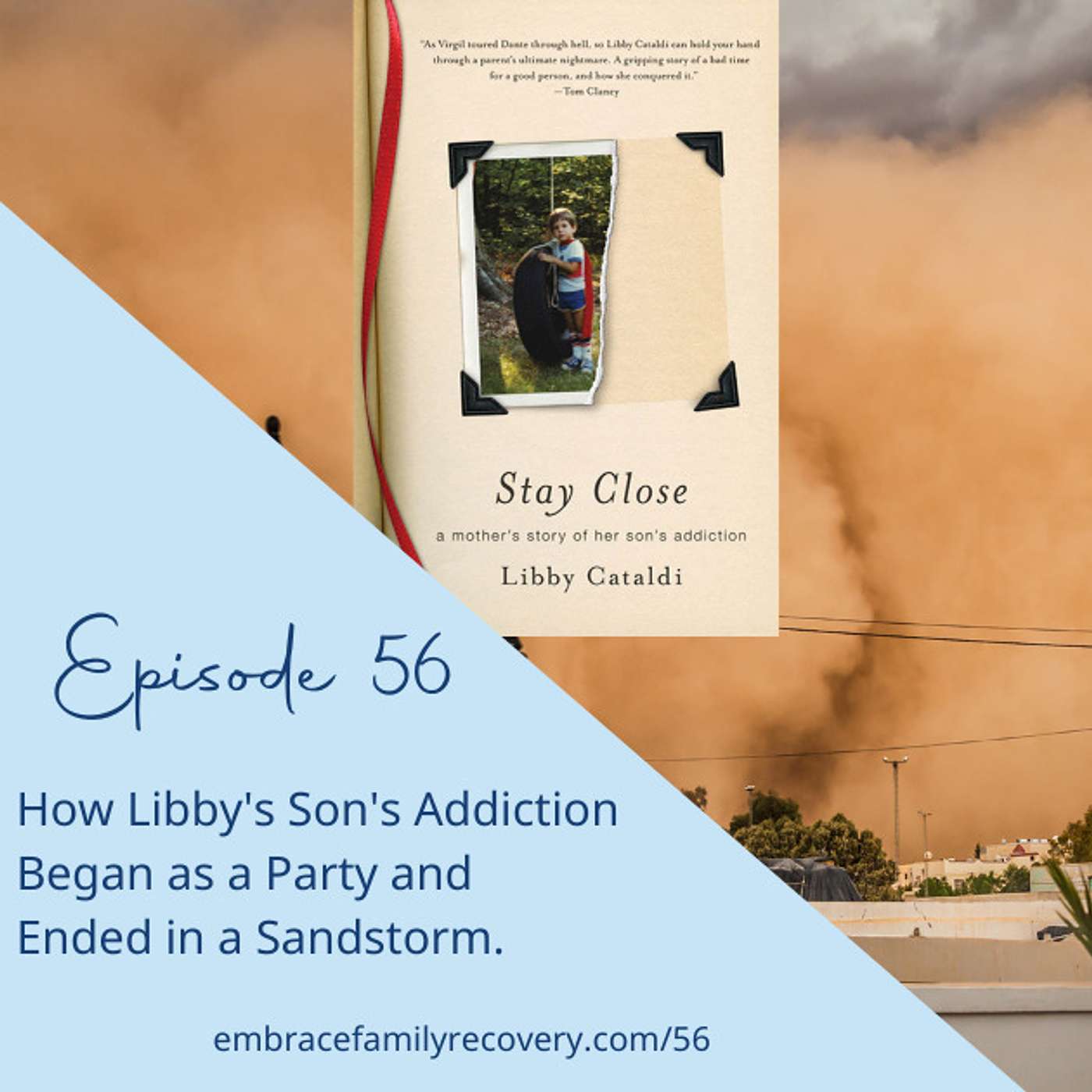 Ep 56 - How Libby's Son's Addiction Began as a Party and Ended in a Sandstorm.