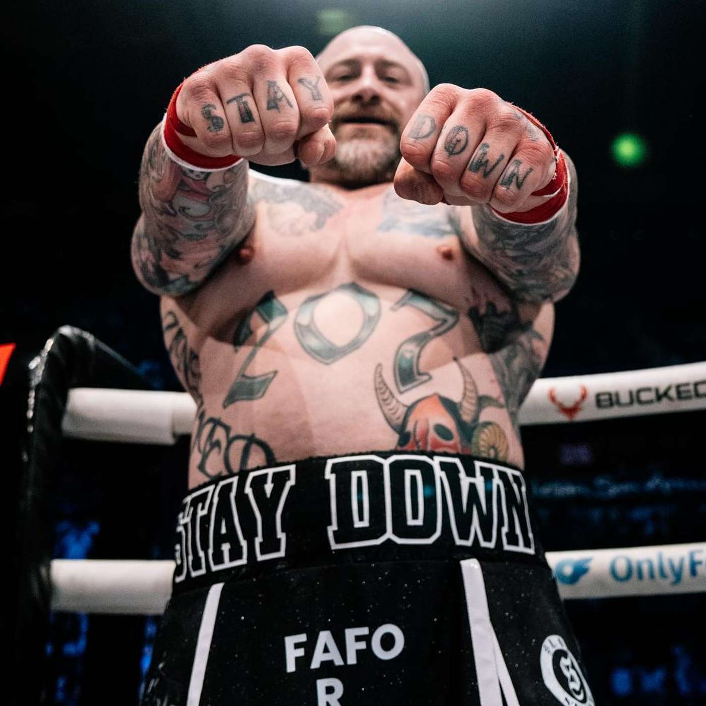 Josh "Stay Down" Watson      "Maine Native Heavy Weight Bare Knuckle Boxer"