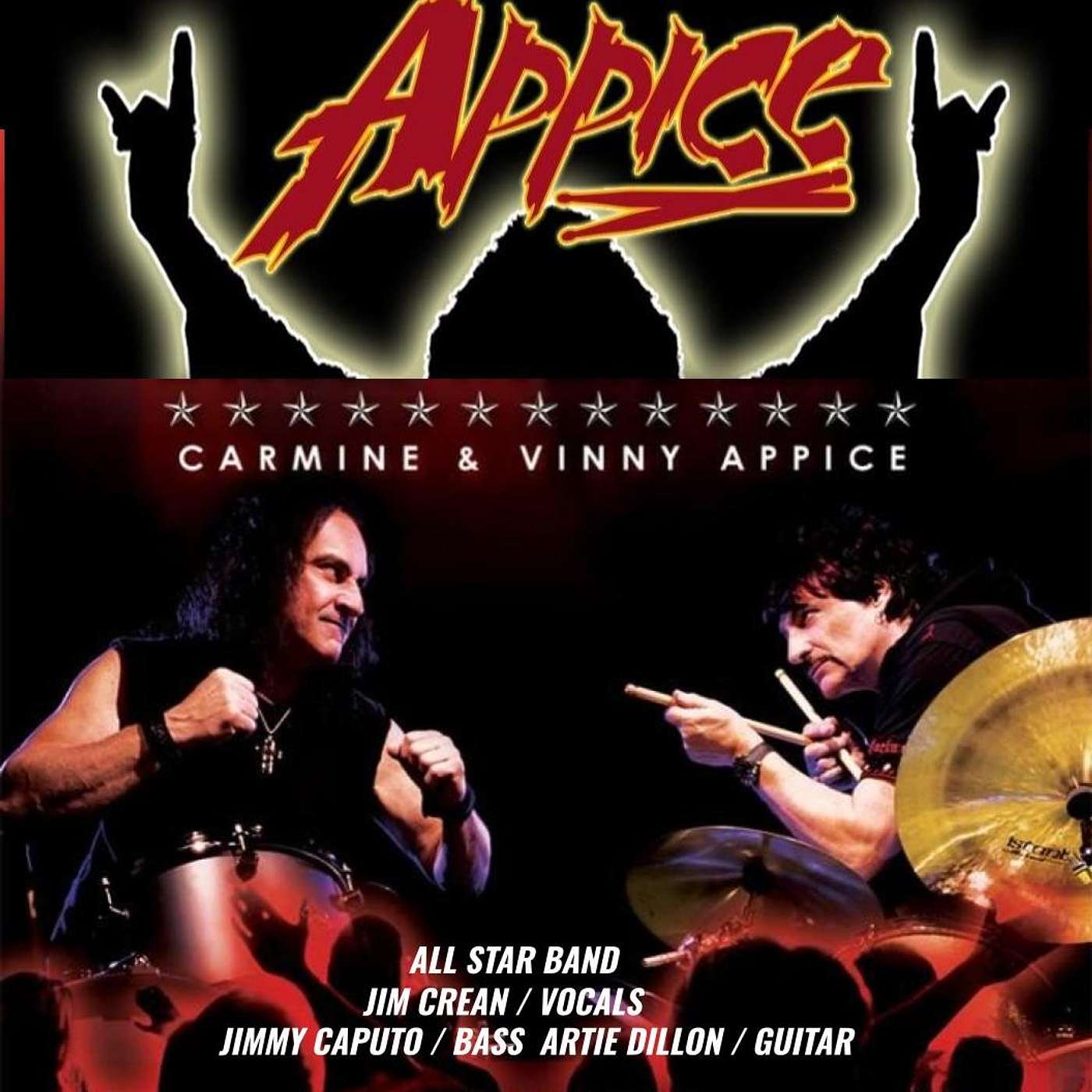 The City's Backyard S2 Ep 47: Legendary drummers Carmine & Vinny! The Appice Brothers rock New York this summer! Listen to some stories about their separate careers with Vanilla Fudge, Rod Stewart, Ozzy, Sabbath, Dio, Derringer & more! episode artwork