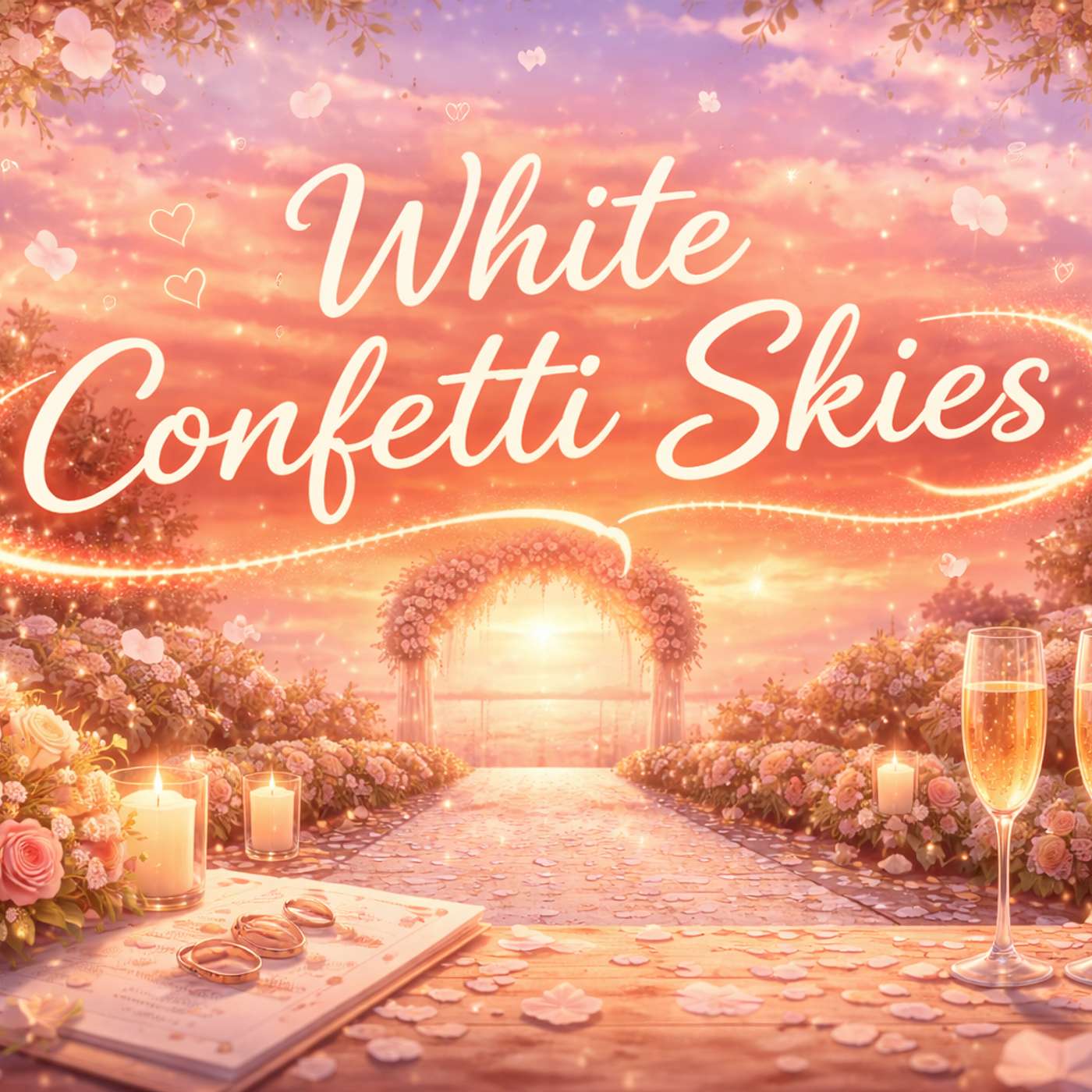 White Confetti Skies White Confetti Skies