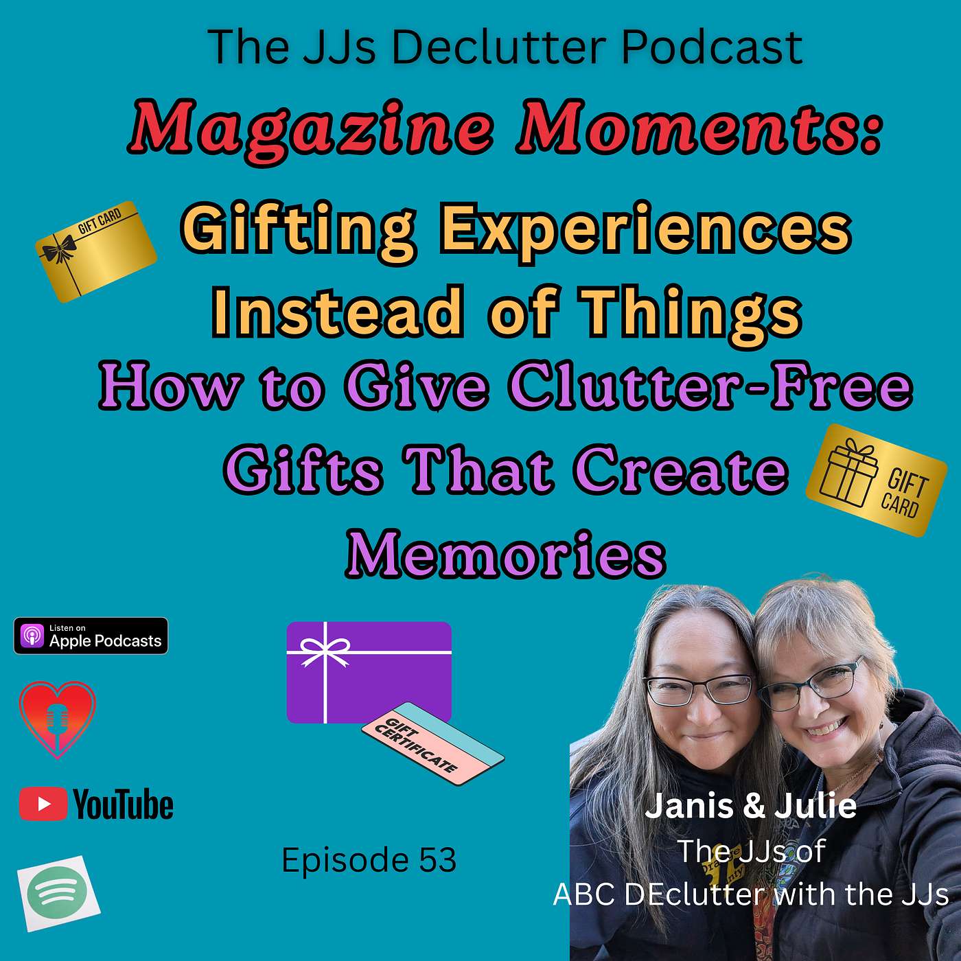 Magazine Moments: Gifting Experiences Instead of Things (Ep 53) Magazine Moments: Gifting Experiences Instead of Things (Ep 53)