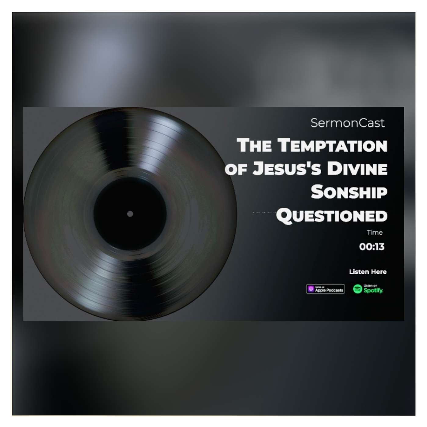 The Temptation of Jesus's Divine Sonship Questioned