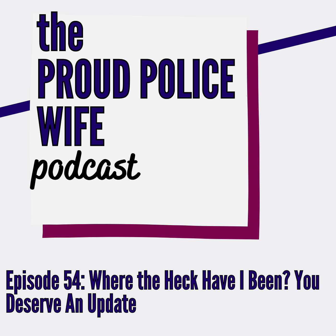 EP 54: Where the Heck Have I Been? You Deserve an Update episode artwork