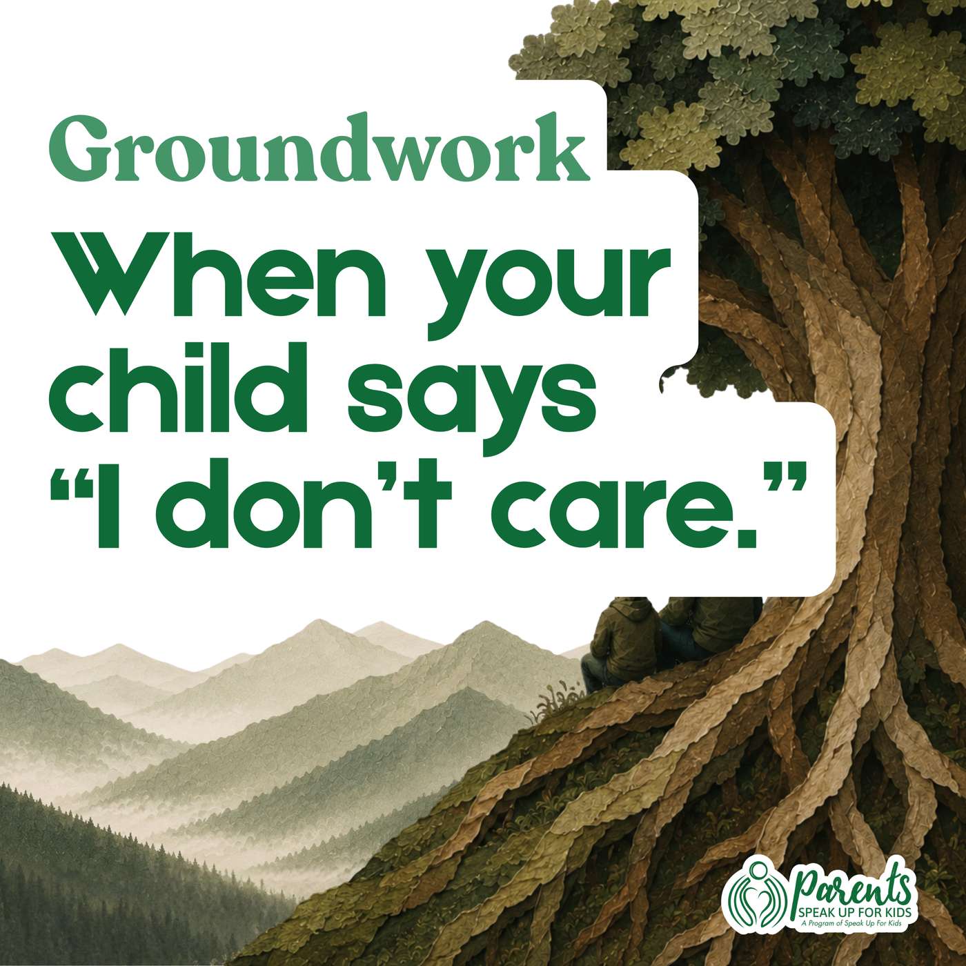 How to respond when your teenager says “I don’t care” | Groundwork episode artwork