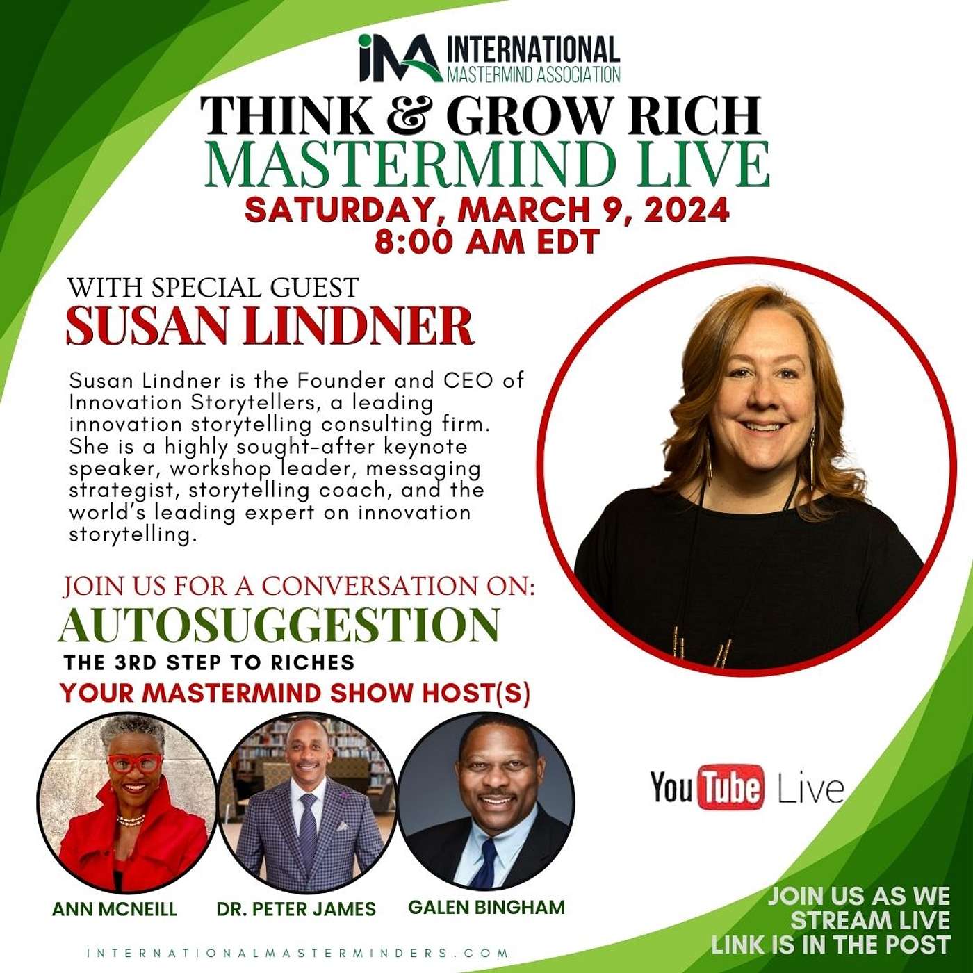 IMA Think & Grow Rich Saturday Show 03.09.2024 episode artwork