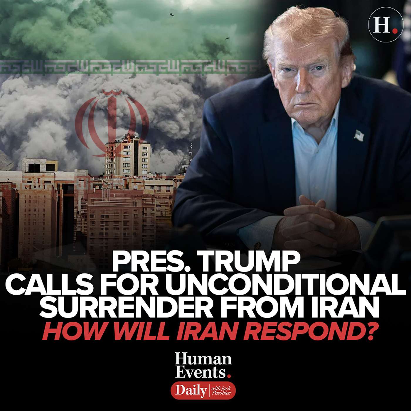 Pres. Trump Calls For Unconditional Surrender From Iran - How Will Iran Respond?
