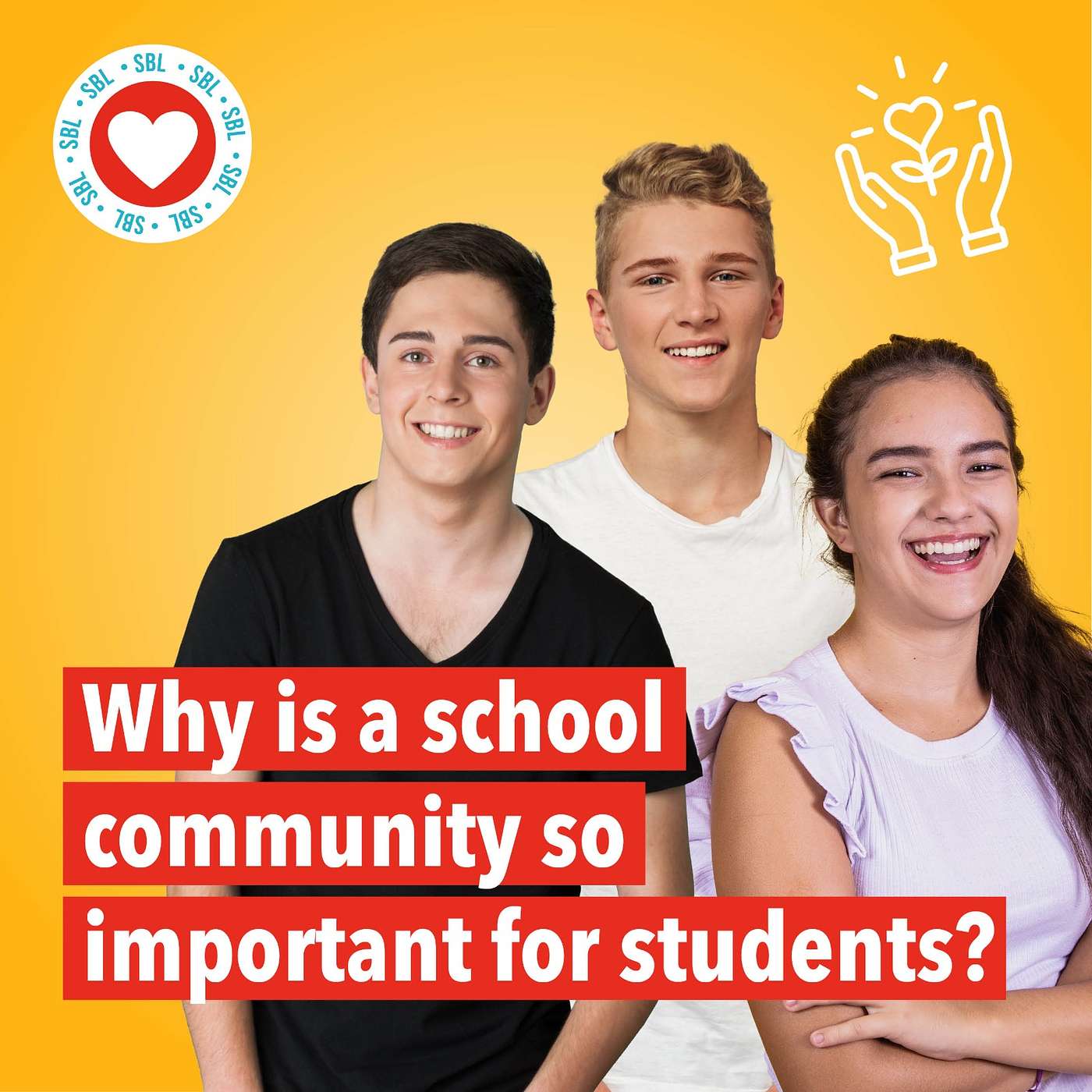 Why is a school community so important for students, especially in challenging situations?