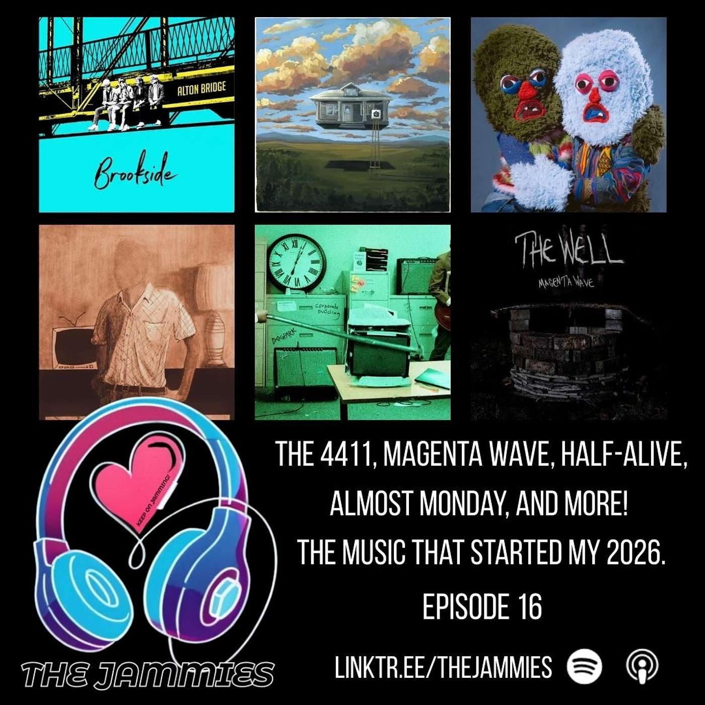 The 4411, Magenta Wave, half-alive, almost monday, and more! The Music that Started My 2026. Ep 16 episode artwork
