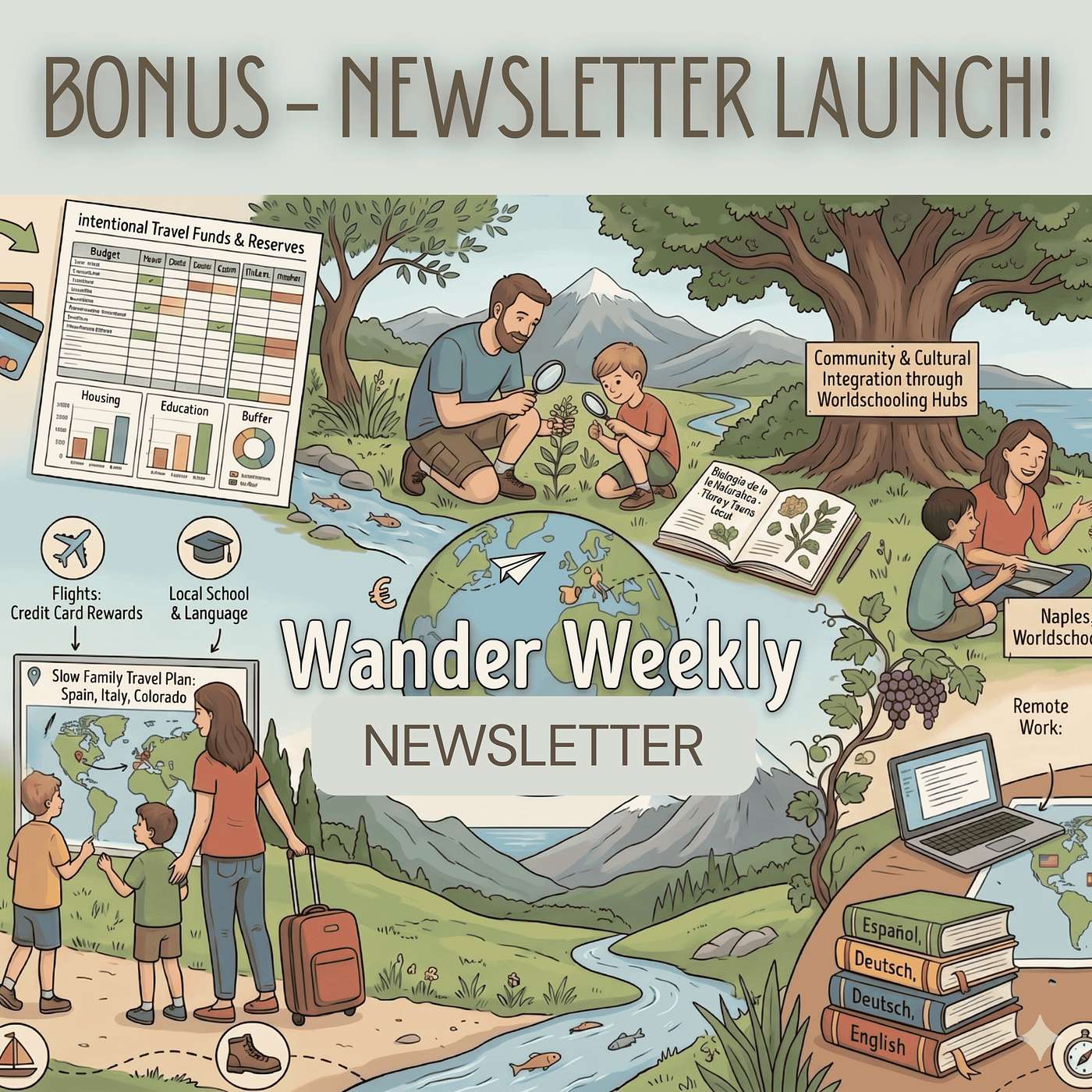 BONUS: Wander Weekly Newsletter Launch! Giveaway! episode artwork