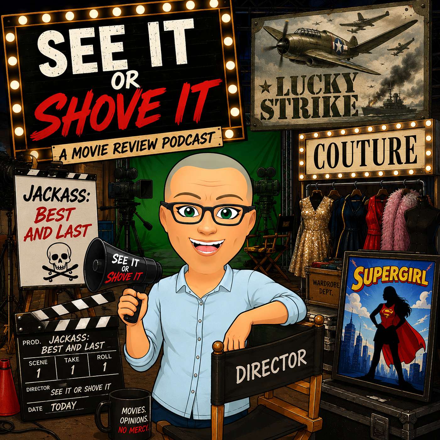Episode 318 - Jackass: Best & Last, Lucky Strike, Couture, Supergirl episode artwork